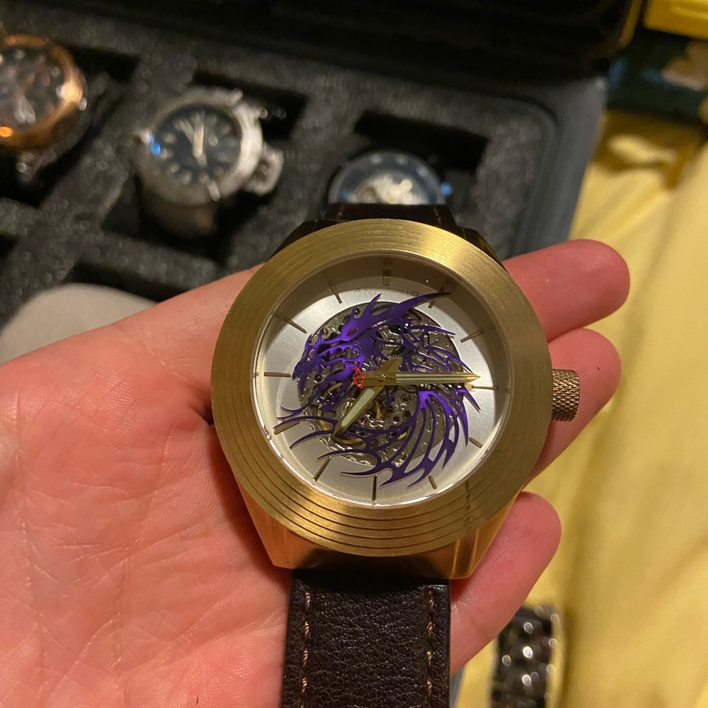 Android tattooed dragon watch!